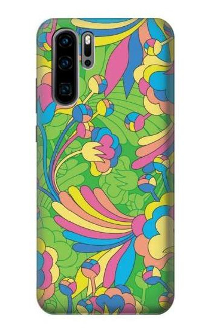 S3273 Flower Line Art Pattern Case For Huawei P30 Pro