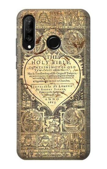 S0330 Bible Page Case For Huawei P30 lite