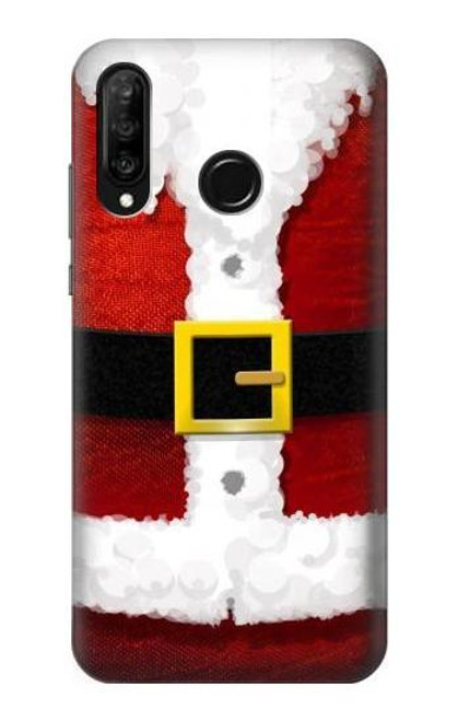 S2846 Christmas Santa Red Suit Case For Huawei P30 lite