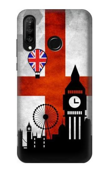 S2979 England Football Soccer Euro 2016 Case For Huawei P30 lite