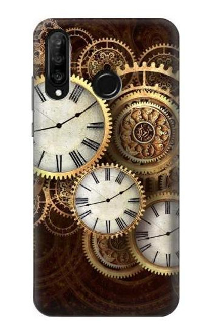 S3172 Gold Clock Live Case For Huawei P30 lite