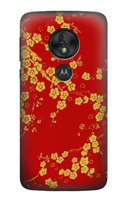 S2050 Cherry Blossoms Chinese Graphic Printed Case For Motorola Moto G7 Play
