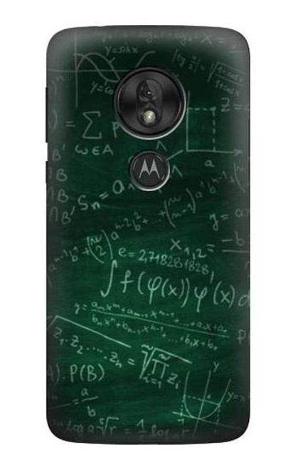 S3190 Math Formula Greenboard Case For Motorola Moto G7 Play