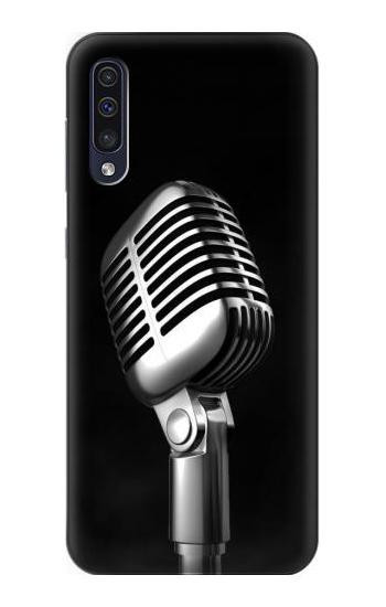 S1672 Retro Microphone Jazz Music Case For Samsung Galaxy A50