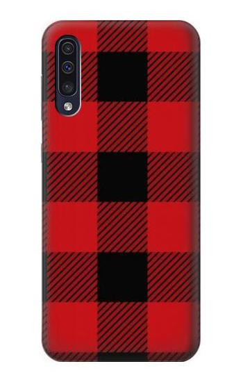 S2931 Red Buffalo Check Pattern Case For Samsung Galaxy A50