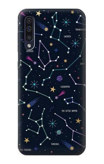 S3220 Star Map Zodiac Constellations Case For Samsung Galaxy A50