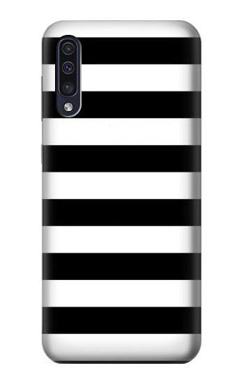 S1596 Black and White Striped Case For Samsung Galaxy A70