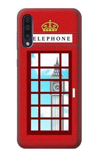 S2059 England British Telephone Box Minimalist Case For Samsung Galaxy A70