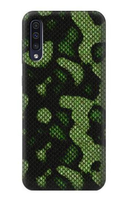 S2877 Green Snake Skin Graphic Printed Case For Samsung Galaxy A70