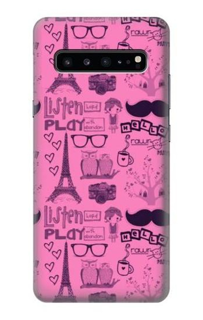 S2885 Paris Pink Case For Samsung Galaxy S10 5G
