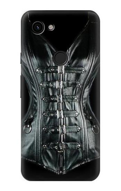 S1639 Gothic Corset Black Case For Google Pixel 3a