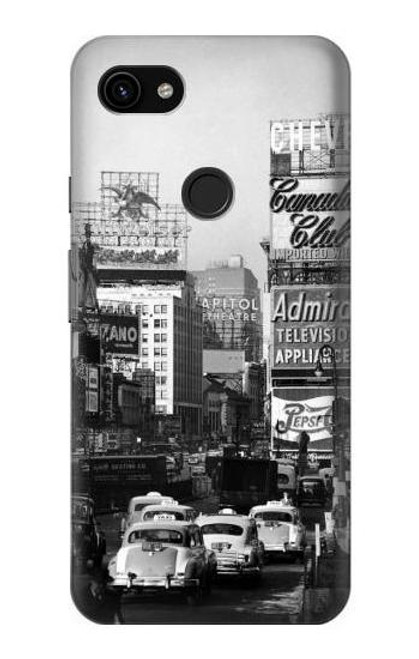 S0182 Old New York Vintage Case For Google Pixel 3a XL