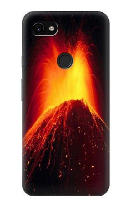 S0745 Volcano Lava Case For Google Pixel 3a XL
