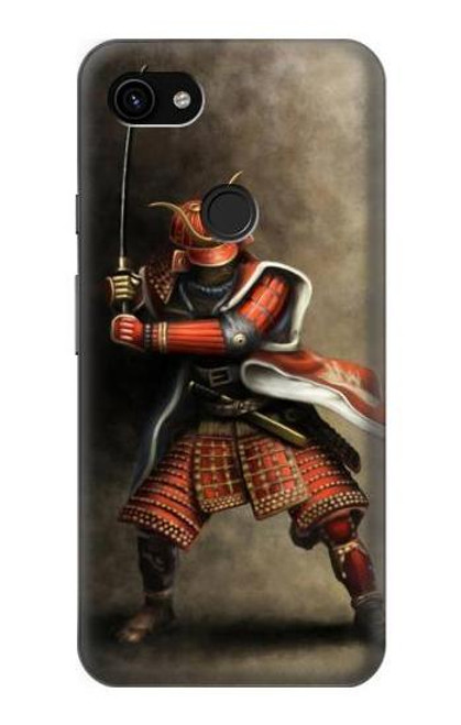 S0796 Japan Red Samurai Case For Google Pixel 3a XL