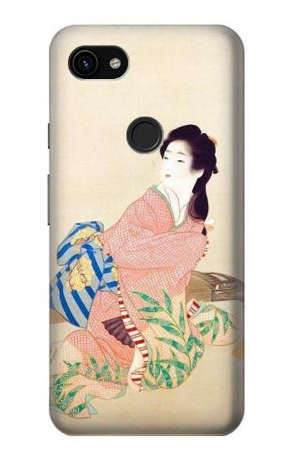 S0889 Japan Art Kimono Case For Google Pixel 3a XL