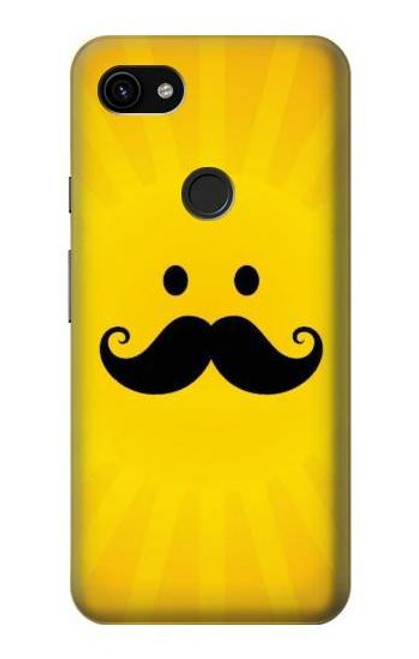 S1145 Yellow Mustache Sun Case For Google Pixel 3a XL