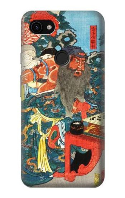 S1826 Utagawa Kuniyoshi Guan Yu Case For Google Pixel 3a XL