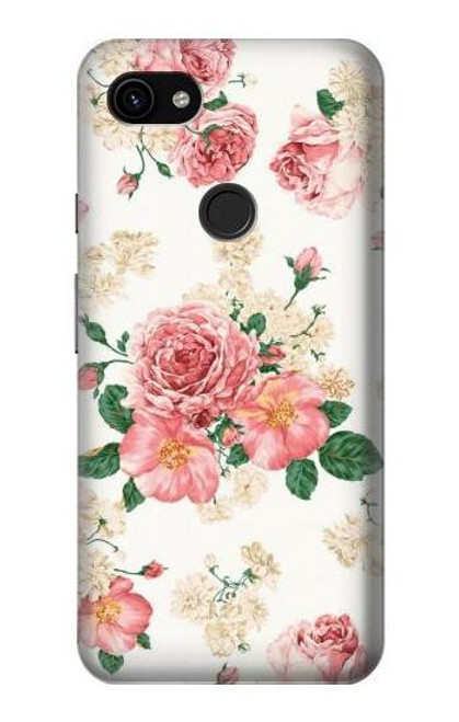 S1859 Rose Pattern Case For Google Pixel 3a XL