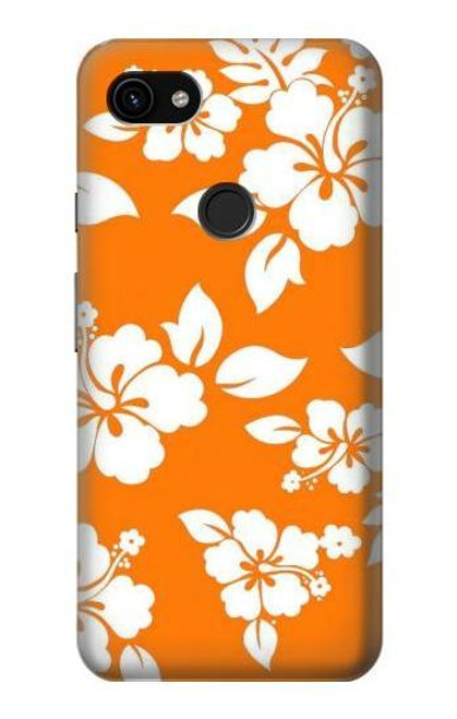 S2245 Hawaiian Hibiscus Orange Pattern Case For Google Pixel 3a XL