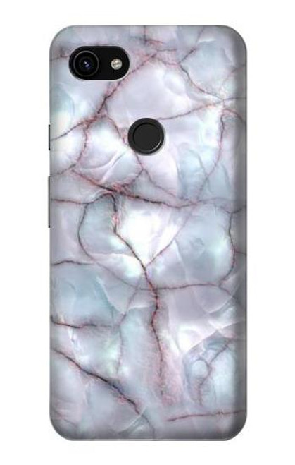 S2316 Dark Blue Marble Texture Graphic Print Case For Google Pixel 3a XL