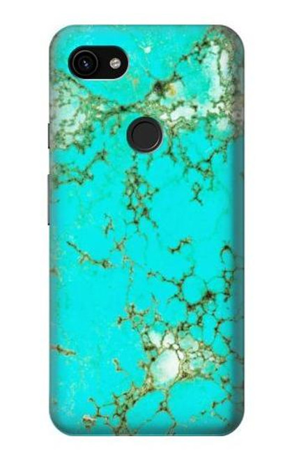 S2377 Turquoise Gemstone Texture Graphic Printed Case For Google Pixel 3a XL