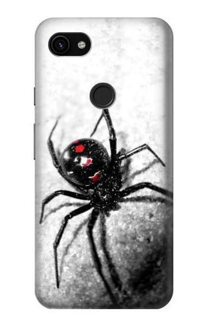 S2386 Black Widow Spider Case For Google Pixel 3a XL