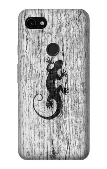 S2446 Gecko Wood Graphic Printed Case For Google Pixel 3a XL