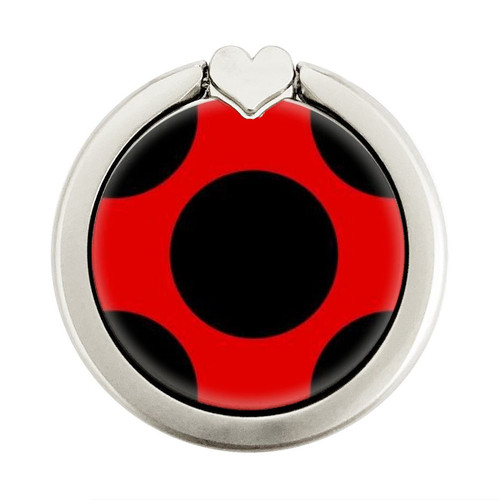 S1829 Ladybugs Dot Pattern Graphic Ring Holder and Pop Up Grip S1829 Ladybugs Dot Pattern Graphic Ring Holder and Pop Up Grip