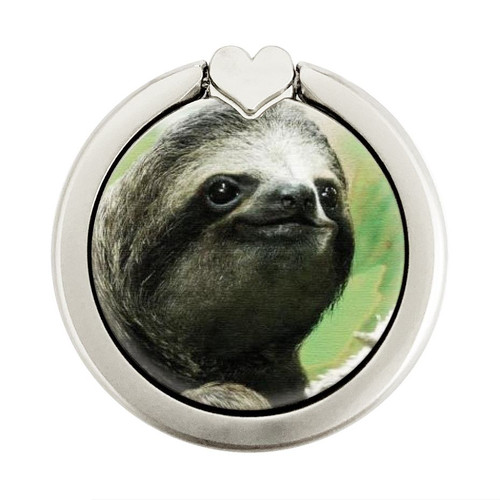 S2708 Smiling Sloth Graphic Ring Holder and Pop Up Grip S2708 Smiling Sloth Graphic Ring Holder and Pop Up Grip