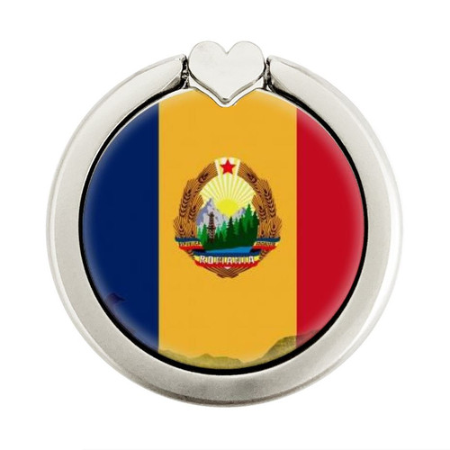 S3021 Romania Flag Graphic Ring Holder and Pop Up Grip