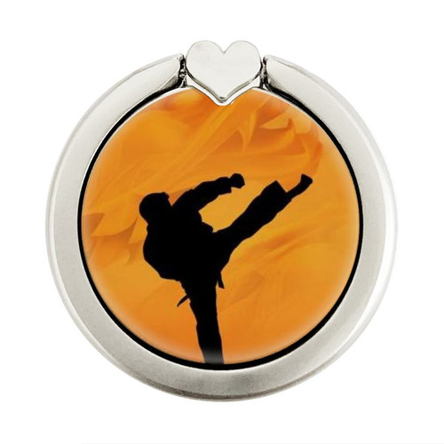 S3024 Kung Fu Karate Fighter Graphic Ring Holder and Pop Up Grip
