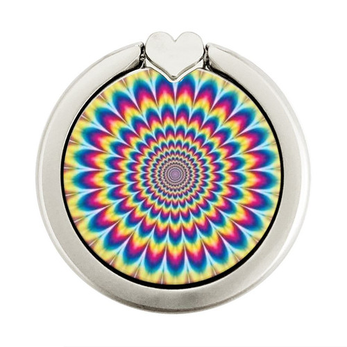S3162 Colorful Psychedelic Graphic Ring Holder and Pop Up Grip