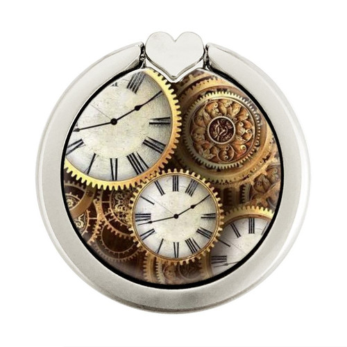 S3172 Gold Clock Live Graphic Ring Holder and Pop Up Grip S3172 Gold Clock Live Graphic Ring Holder and Pop Up Grip