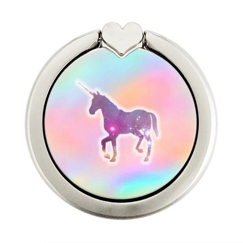 S3203 Rainbow Unicorn Graphic Ring Holder and Pop Up Grip