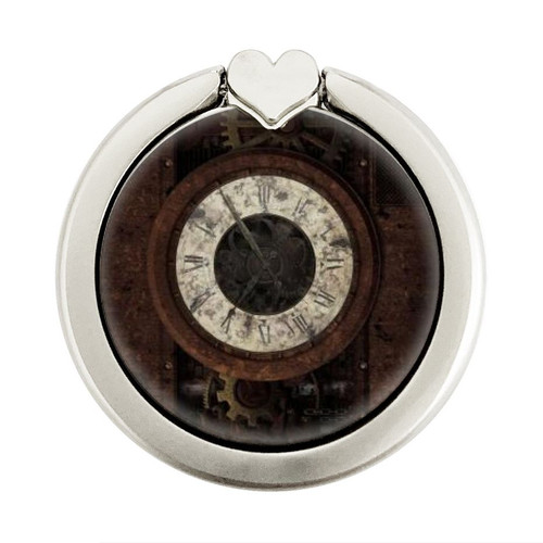 S3221 Steampunk Clock Gears Graphic Ring Holder and Pop Up Grip S3221 Steampunk Clock Gears Graphic Ring Holder and Pop Up Grip
