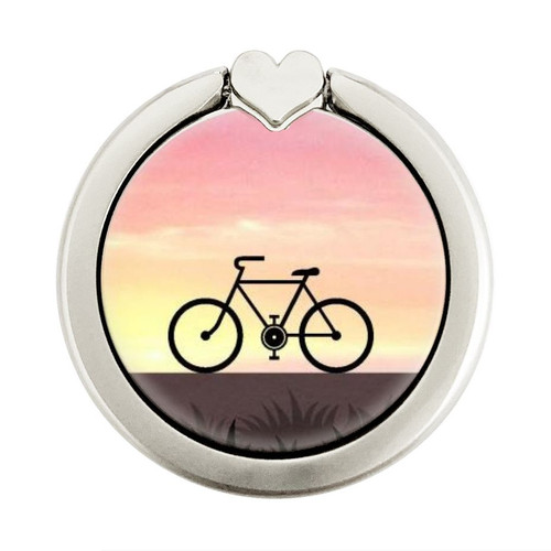 S3252 Bicycle Sunset Graphic Ring Holder and Pop Up Grip