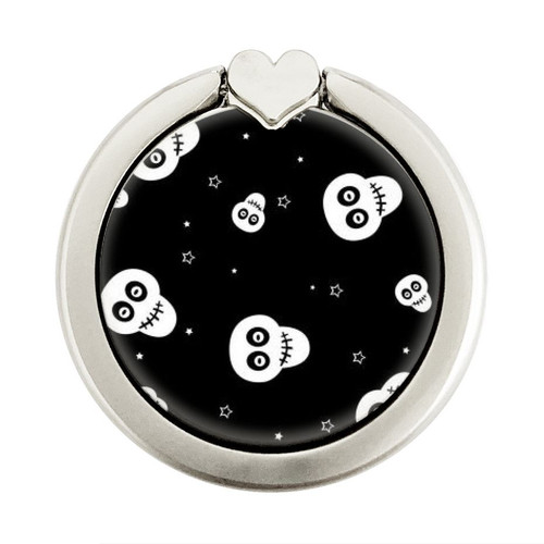 S3261 Smile Skull Halloween Pattern Graphic Ring Holder and Pop Up Grip S3261 Smile Skull Halloween Pattern Graphic Ring Holder and Pop Up Grip