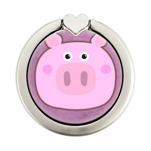 S3269 Pig Cartoon Graphic Ring Holder and Pop Up Grip