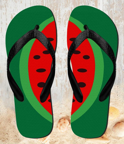 FA0242 Watermelon Beach Slippers Sandals Flip Flops Unisex