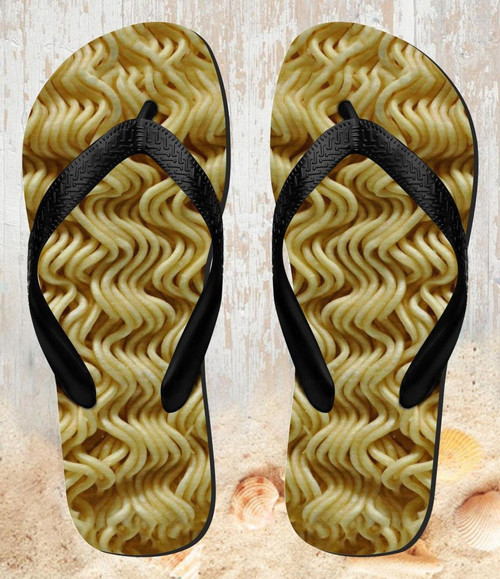 FA0329 Instant Noodles Beach Slippers Sandals Flip Flops Unisex