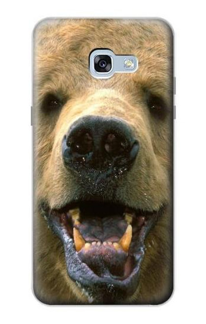 S0840 Grizzly Bear Face Case For Samsung Galaxy A5 (2017)