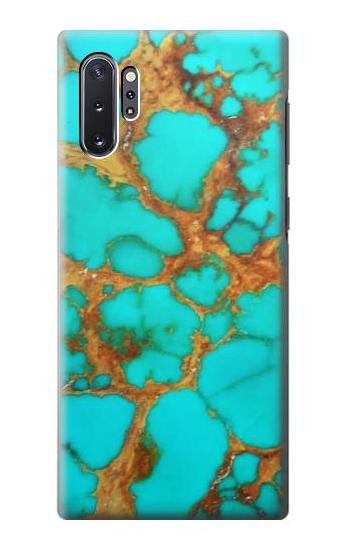 S2688 Aqua Copper Turquoise Gemstone Graphic Case For Samsung Galaxy Note 10 Plus