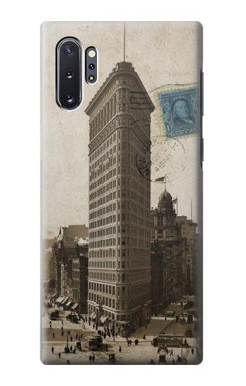 S2832 New York 1903 Flatiron Building Postcard Case For Samsung Galaxy Note 10 Plus