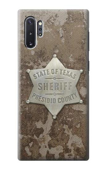 S2868 Texas Presidio County Sheriff Badge Case For Samsung Galaxy Note 10 Plus