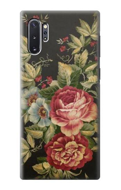 S3013 Vintage Antique Roses Case For Samsung Galaxy Note 10 Plus