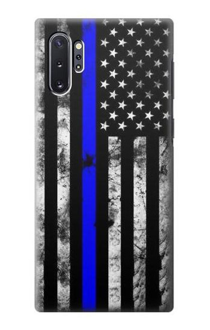 S3244 Thin Blue Line USA Case For Samsung Galaxy Note 10 Plus