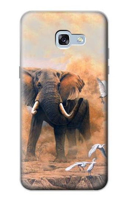 S1292 Dusty Elephant Egrets Case For Samsung Galaxy A5 (2017)