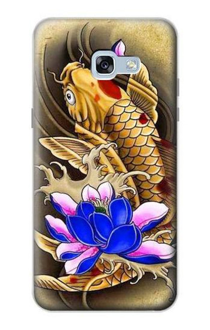 S1604 Carp Koi Fish Japanese Tattoo Case For Samsung Galaxy A5 (2017)