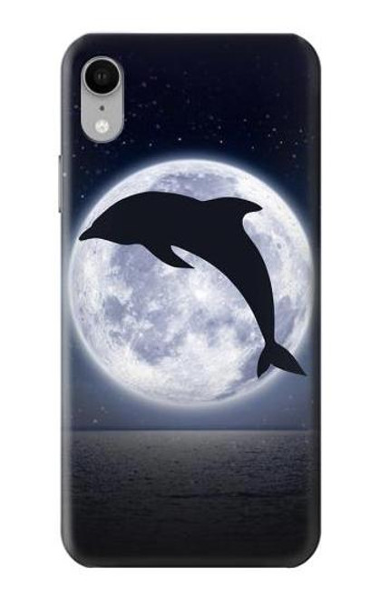 S3510 Dolphin Moon Night Case For iPhone XR