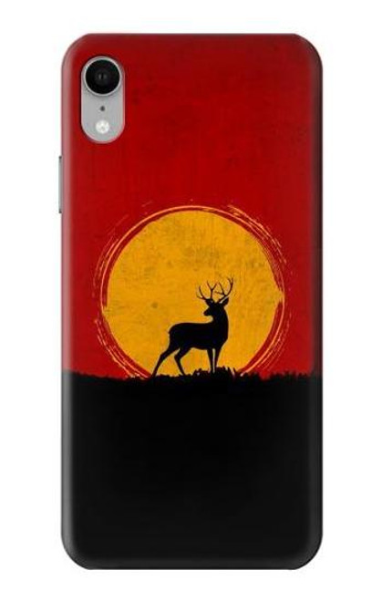 S3513 Deer Sunset Case For iPhone XR